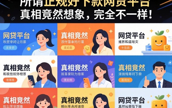 我试了十几个平台，发现所谓正规好下款的网贷平台，真相竟然和想象中完全不一样