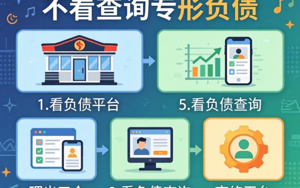 银行不看查询与负债，理出五个不看负债查询的平台