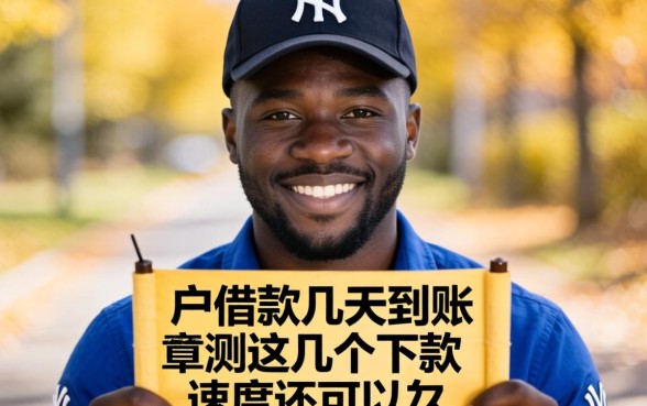 黑户借款几天到账？实测这几个下款速度还可以
