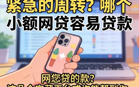 手头紧急需周转？哪个小额网贷容易贷款的？这几个宝藏平台或许能帮到你