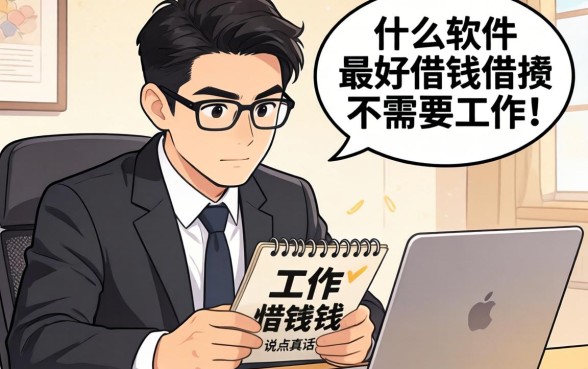 没工作想借钱？什么软件最好借钱不需要工作，说点真话
