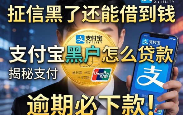 我征信黑了还能借到钱?揭秘支付宝黑户怎么贷款和逾期必下款的软件真相
