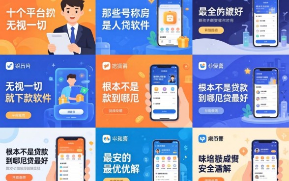 我试了十几个平台才发现，那些号称无视一切是人就下款的软件，根本不是贷款到哪里贷最好最安全的最优解