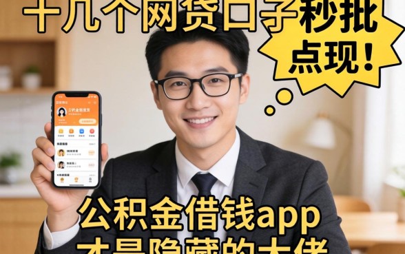 我试了十几个网贷口子秒批的软件,发现公积金借钱app才是隐藏的大佬