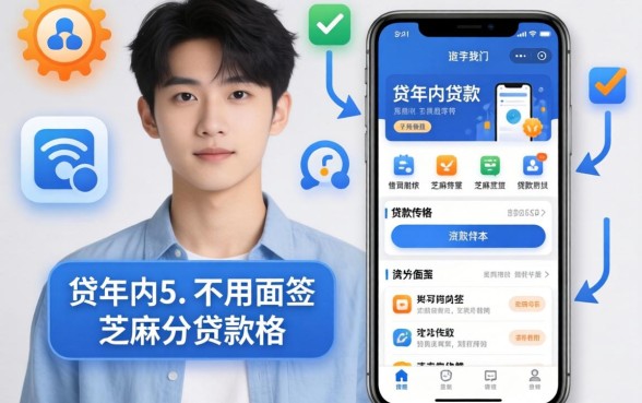 适合刚成年的贷款软件，归纳5个不用面签和芝麻分的贷款软件