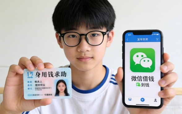 急用钱求助!16岁有身份证能在微信上借到钱吗?求靠谱路子!