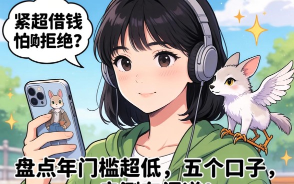 手头紧想借钱但怕被拒？盘点2026年门槛超低的五个口子，亲测有门道！