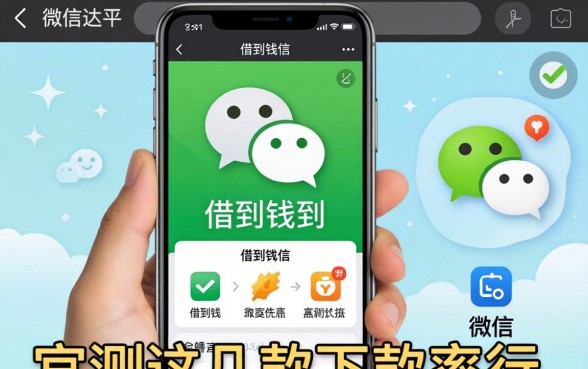 现在什么平台能借到钱到微信?实测这几款下款率还行