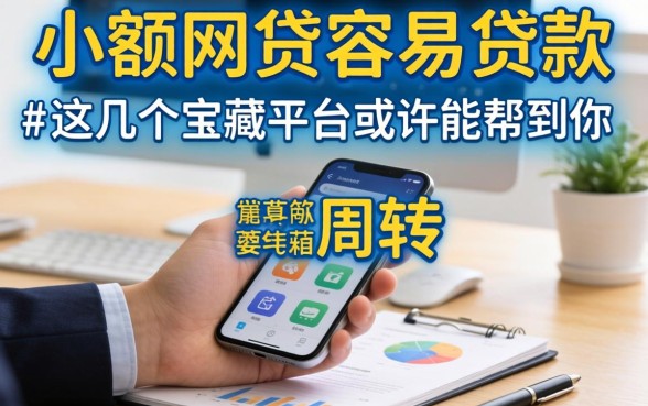 手头紧急需周转？哪个小额网贷容易贷款的？这几个宝藏平台或许能帮到你
