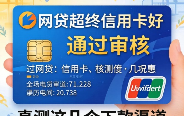 有网贷哪些信用卡好通过审核？实测这几个下款渠道