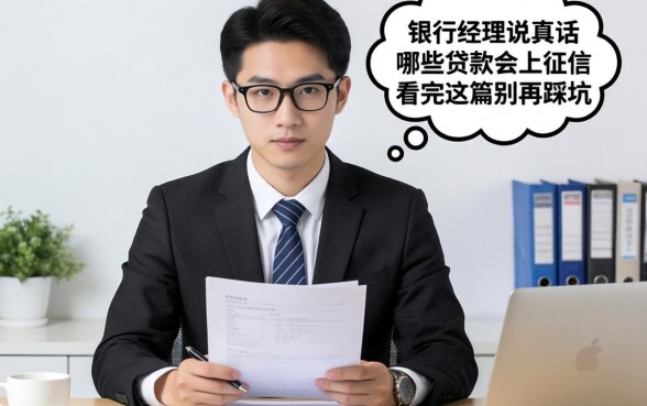银行经理说真话：哪些贷款会上征信，看完这篇别再踩坑