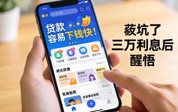 手机上哪些贷款app容易下钱快？被坑了三万利息后才醒悟