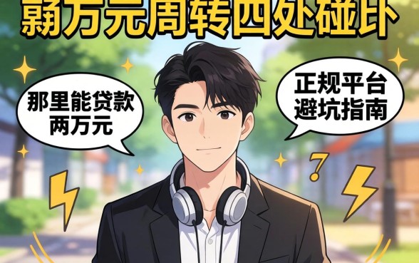 急需两万元周转却四处碰壁？那里能贷款两万元，正规平台与避坑指南全解析