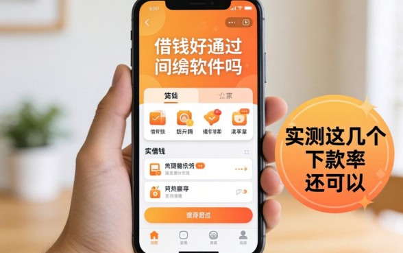 手机借钱好通过的软件吗？实测这几个下款率还可以