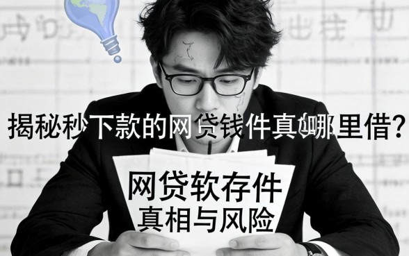 急需用钱哪里借?无视黑白真的存在吗?揭秘秒下款的网贷软件真相与风险