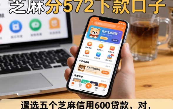 芝麻分572下款口子,遴选五个芝麻信用600贷款app