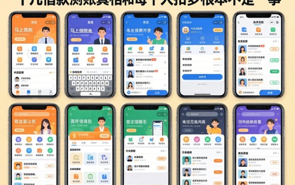 我试了十几个借款软件，发现马上到账的真相和每个人扣多少根本不是一回事