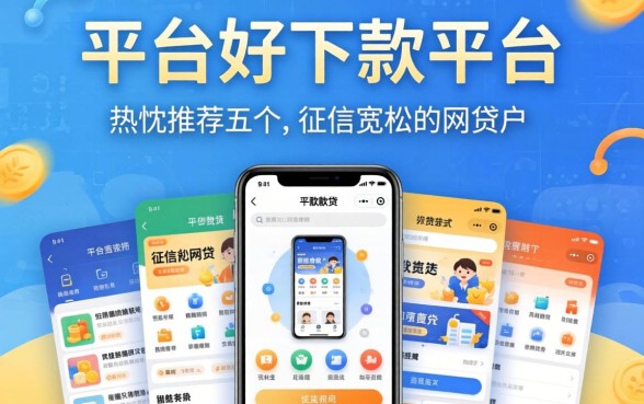 贷款平台好下款的平台,热忱推荐五个对征信宽松的网贷app