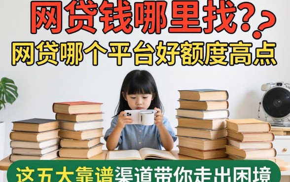 急需用钱哪里找？网贷哪个平台好额度高点？这五大靠谱渠道带你走出困境