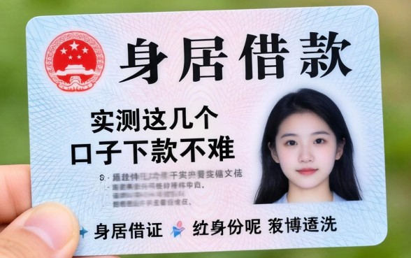 如何凭一张身份证借款呢？实测这几个口子下款不难
