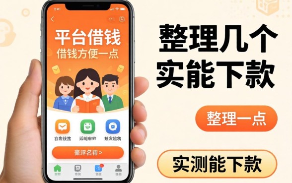 手机什么平台借钱方便一点？整理几个实测能下款的