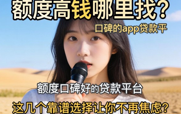 急需用钱哪里找？额度高口碑好的app贷款平台有哪些？这几个靠谱选择让你不再焦虑