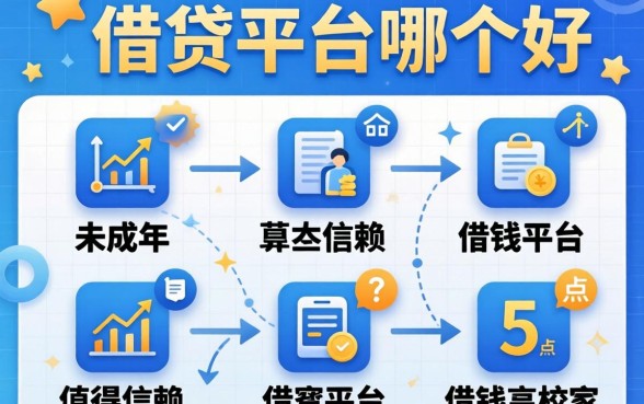 未成年借贷平台哪个好一点，枚举5个值得信赖的借钱平台