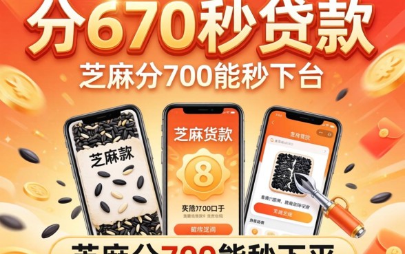 芝麻分670秒贷款的口子,归纳五个芝麻分700能秒下的平台