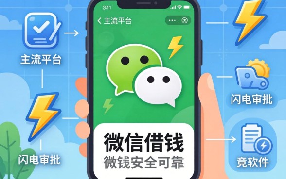 我试遍了主流平台,发现微信借钱安全可靠且闪电审批的软件竟然是这几个