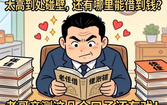 负债太高到处碰壁，还有哪里能借到钱？老哥亲测这几个口子还有戏！