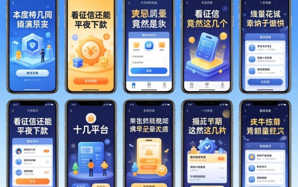 我试了十几个平台，发现不看征信还能半夜下款的竟然是这几个