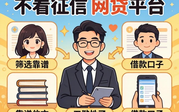成年不看征信的网贷平台，筛选五个靠谱的借款口子