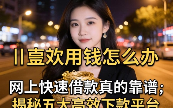 深夜急需用钱怎么办？网上快速借款真的靠谱吗？揭秘五大高效下款平台