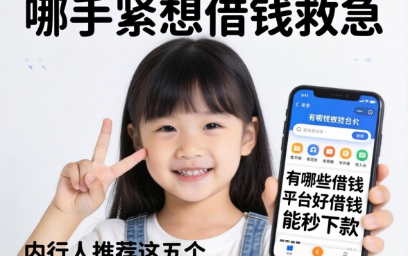 手头紧想借钱救急？有哪些借钱平台好借钱的软件能秒下款？内行人推荐这五个