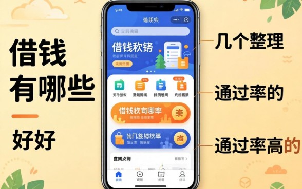 网上借钱软件有哪些好？整理了几个通过率高的分享