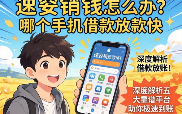 急需用钱怎么办？哪个手机借款放款快？深度解析五大靠谱平台助你极速到账