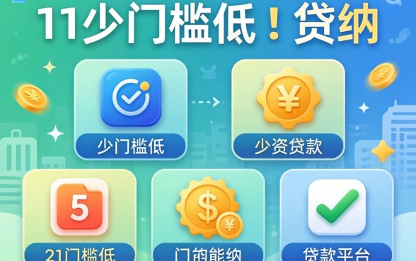 手续少门槛低的贷款，归纳五个11月能贷款的平台