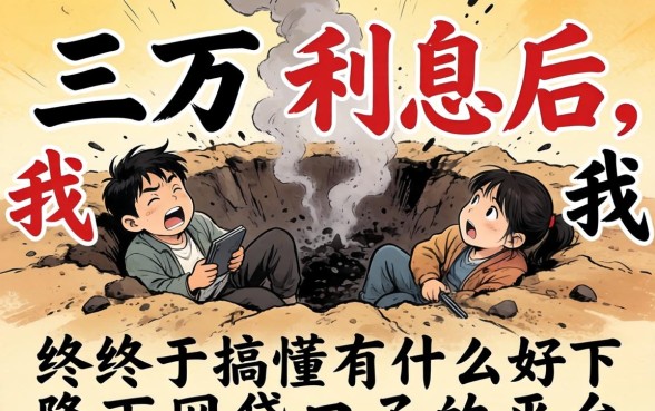 被坑三万利息后，我终于搞懂有什么好下得网贷口子的平台